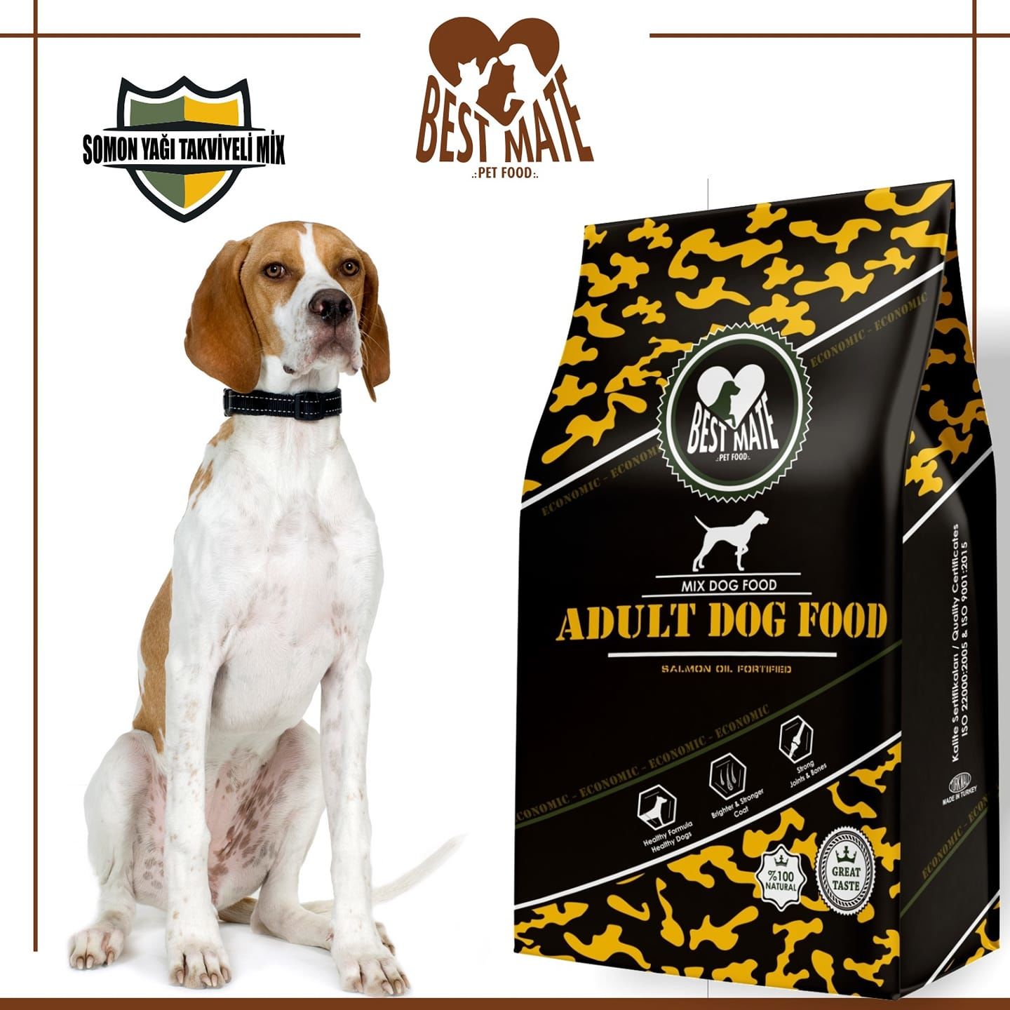 Best Mate Somonlu Yetişkin Köpek Maması (15KG)