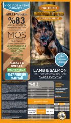 PRO HUND INDIVIDUELL Kuzu Etli ve Somonlu Süper Premium Yetişkin Köpek Maması (15Kg)