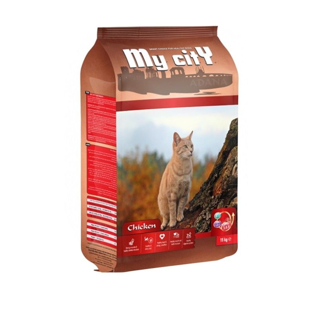 PROHUND MY CITY TAVUKLU YETİŞKİN KEDİ MAMASI (15KG)