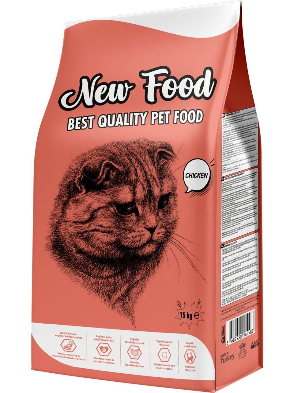 PROHUND New Food Tavuklu Yetişkin Kedi Maması (15KG)