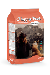 New Happy Feed Kuzu Etli Yetişkin Köpek Maması 15 Kg