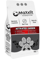 MaXxlit Aktif Karbonlu Topaklanan Bentonit Kedi Kumu (2 Adet x 10 Lt.)