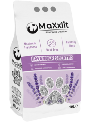 MaXxlit Lavanta Kokulu Topaklanan Bentonit Kedi Kumu (2 Adet x 10 Lt.)