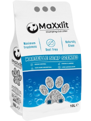 MaXxlit Marsilya Sabun Kokulu Topaklanan Bentonit Kedi Kumu (2 Adet x 10 Lt.)