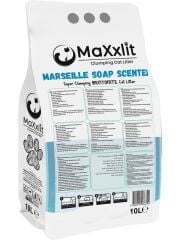 MaXxlit Marsilya Sabun Kokulu Topaklanan Bentonit Kedi Kumu (2 Adet x 10 Lt.)