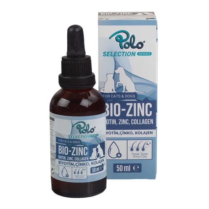 Polo Bio-Zinc 50 ml Damla Biyotin,Çinko,Collagen Takviyesi