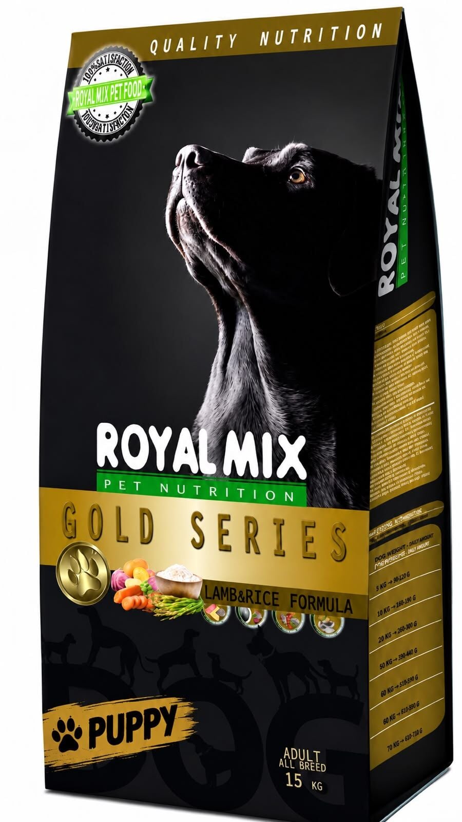 Royal Mix Gold (HiPOALERJENİK) Yavru Köpek Maması 15Kg