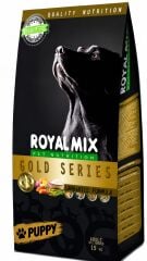 Royal Mix Gold (HiPOALERJENİK) Yavru Köpek Maması 15Kg